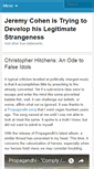 Mobile Screenshot of jeremyfcohen.com